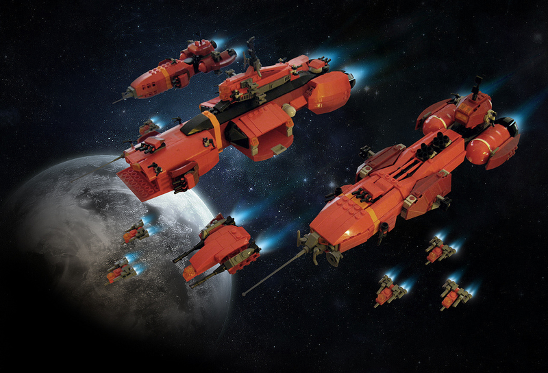 Illustration for article titled My Favourite Spaceships in the World Aren't in Games, or Movies, but LEGO